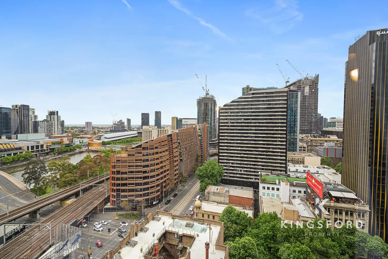 Main view of Homely apartment listing, 1741/474 Flinders Street, Melbourne VIC 3000