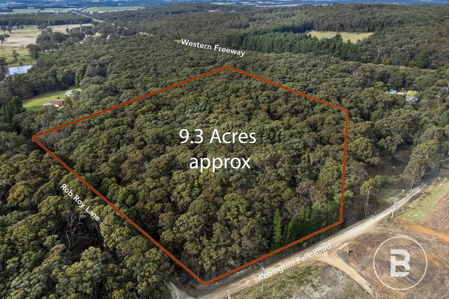 Main view of Homely land listing, Lot 1 Cnr Abbington Park Road & Rob Roy Lane, Gordon VIC 3345