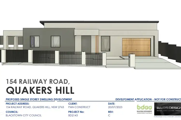 Second view of Homely land listing, 154 Railway Road, Quakers Hill NSW 2763
