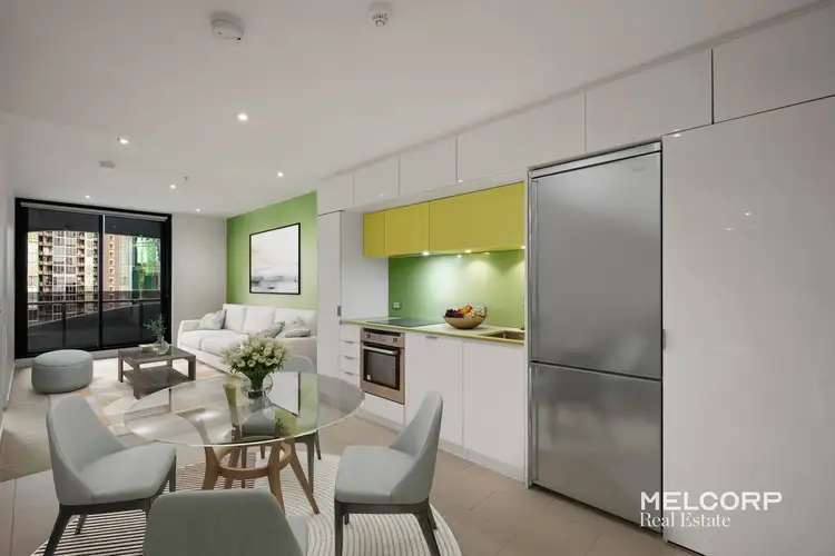 Second view of Homely apartment listing, 2414/555 Swanston Street, Carlton VIC 3053