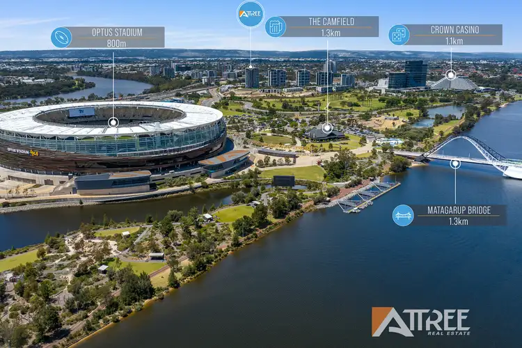 Third view of Homely apartment listing, 1702/96 Bow River Crescent, Burswood WA 6100