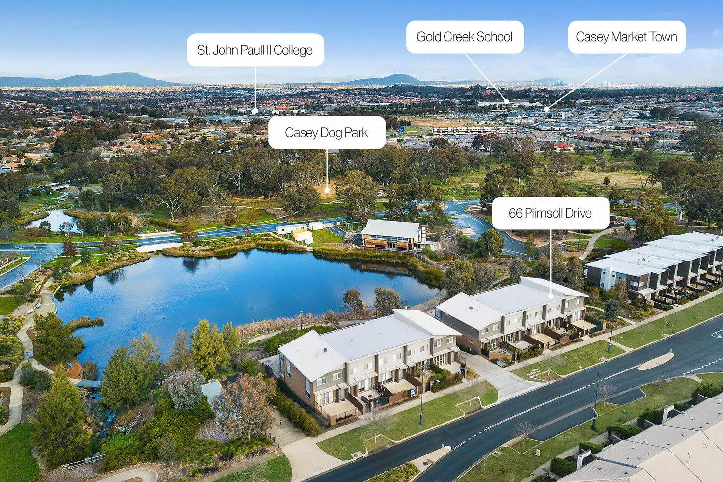 Main view of Homely townhouse listing, 66 Plimsoll Drive, Casey ACT 2913