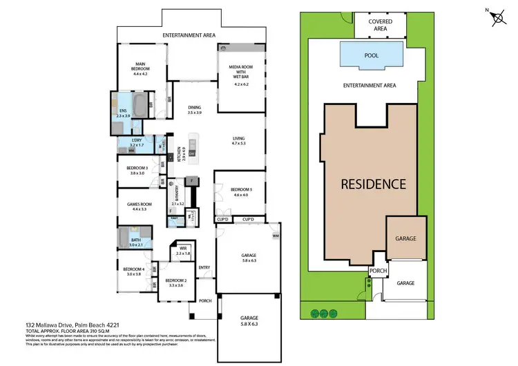 Fifth view of Homely house listing, 132 Mallawa Drive, Palm Beach QLD 4221