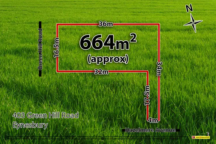 Main view of Homely land listing, 403 Green hill Road, Eynesbury VIC 3338