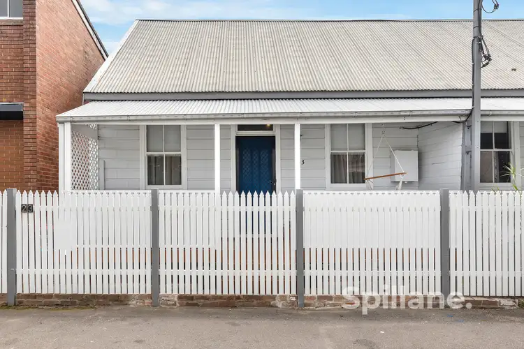 Main view of Homely semi-detached listing, 23 Bishopsgate Street, Wickham NSW 2293