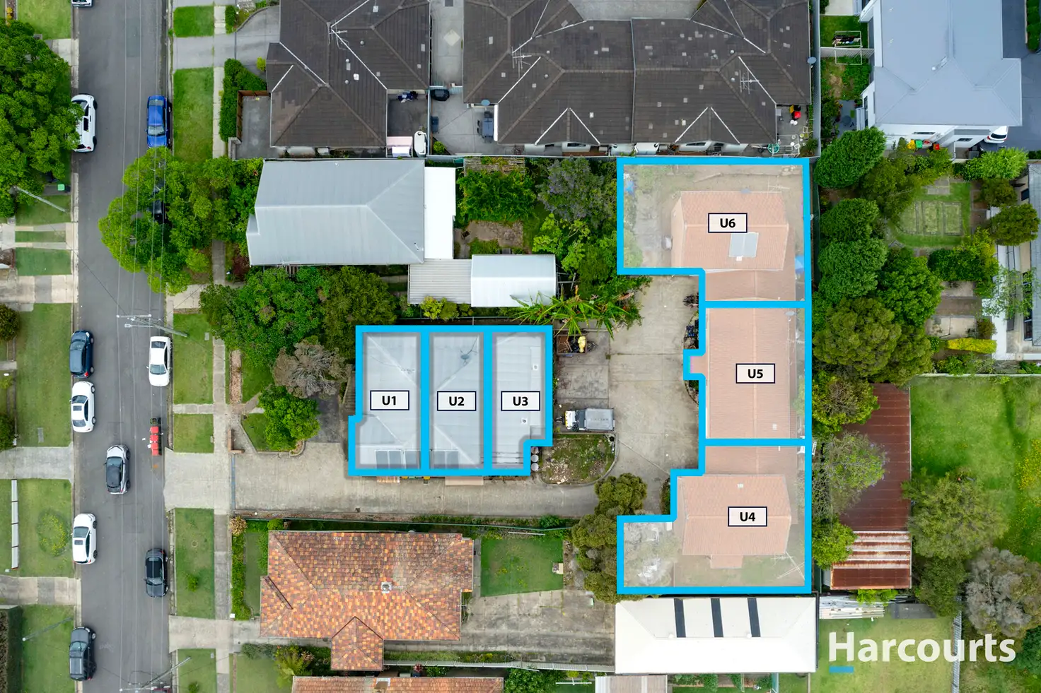 Main view of Homely block of units listing, 1-6/14 Chalmers Road, Wallsend NSW 2287
