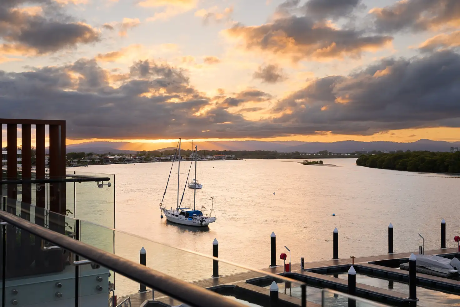 Main view of Homely villa listing, 2/2 Marina Promenade, Paradise Point QLD 4216