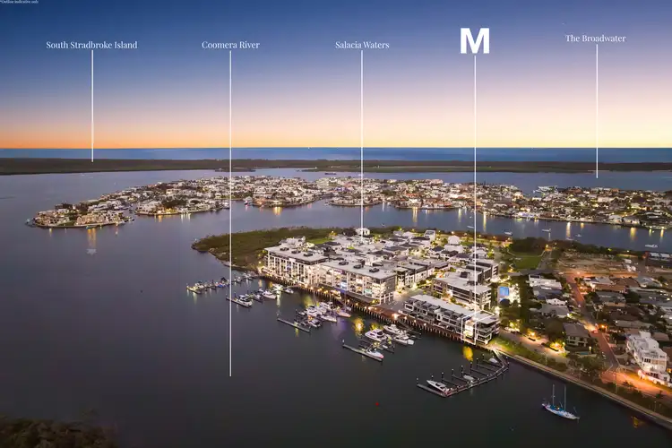 Second view of Homely villa listing, 2/2 Marina Promenade, Paradise Point QLD 4216