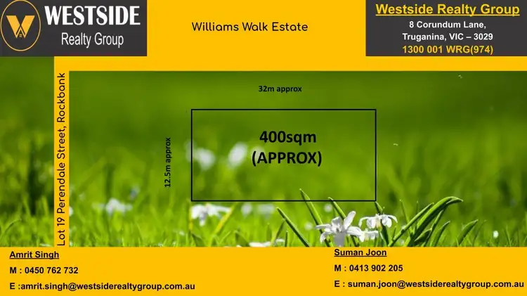 Main view of Homely land listing, Perendale Street, Williams Walk, Rockbank VIC 3335