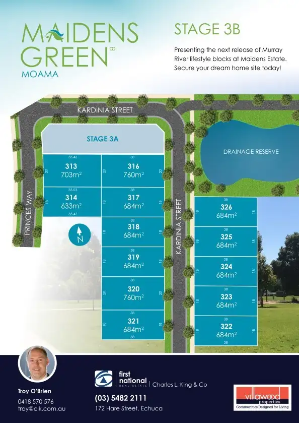 Third view of Homely land listing, 14 Princess Way, Moama NSW 2731