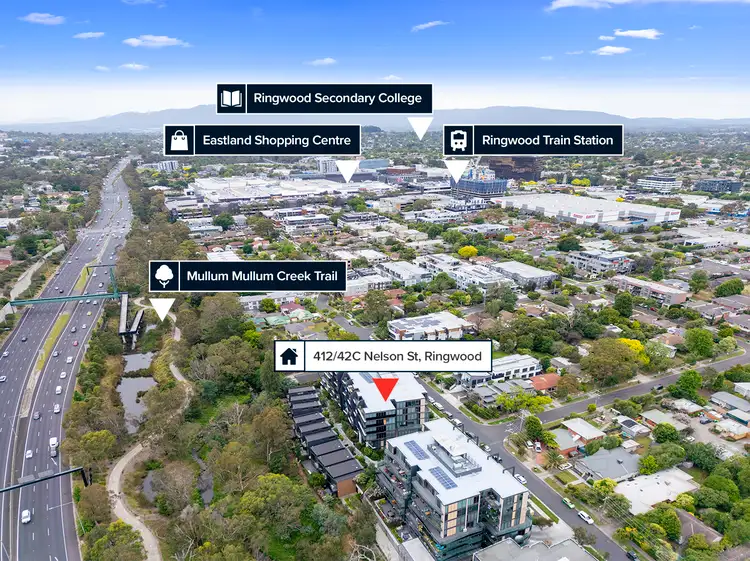 Fourth view of Homely apartment listing, 412/42C Nelson Street, Ringwood VIC 3134
