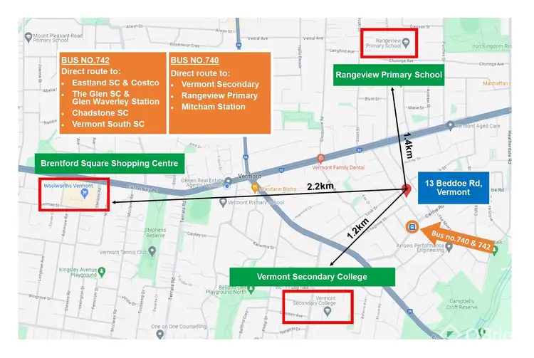 Third view of Homely house listing, 13 Beddoe Road, Vermont VIC 3133