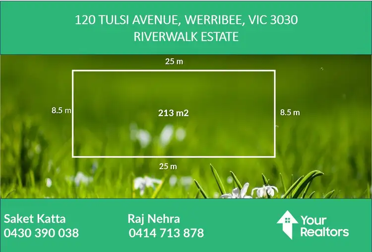 Main view of Homely land listing, 120 Tulsi Avenue, Werribee VIC 3030