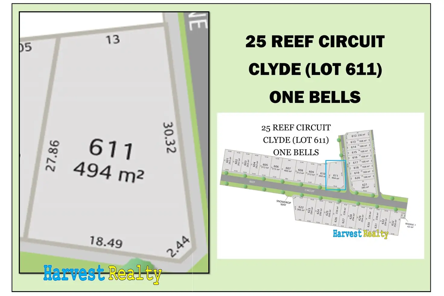 Main view of Homely land listing, LOT 611, 25 Reef Circuit, Clyde VIC 3978