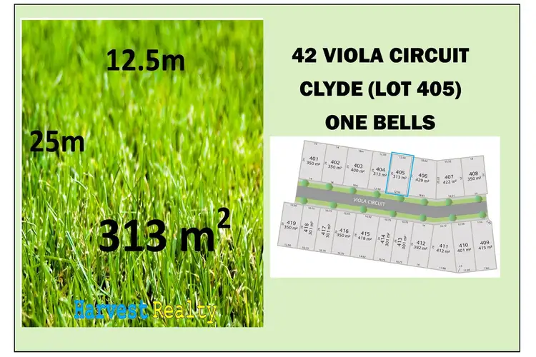 Main view of Homely land listing, LOT 405, 42 Viola Circuit, Clyde VIC 3978