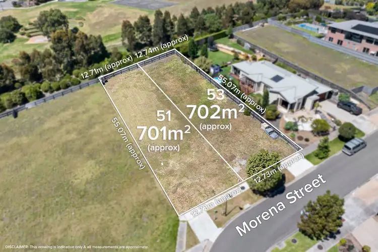 Main view of Homely land listing, 51-53 Morena Street, Highton VIC 3216
