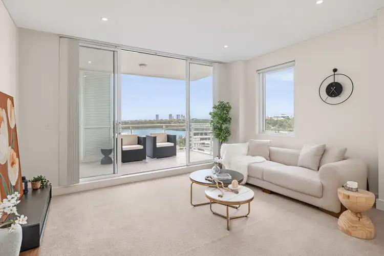 Second view of Homely apartment listing, 609/18 Woodlands Avenue, Breakfast Point NSW 2137