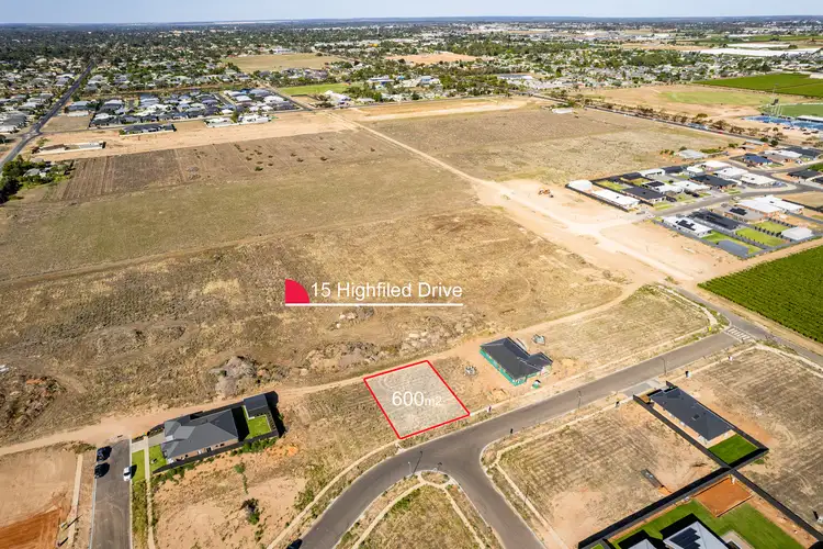 Main view of Homely land listing, 15 Highfield Drive, Mildura VIC 3500