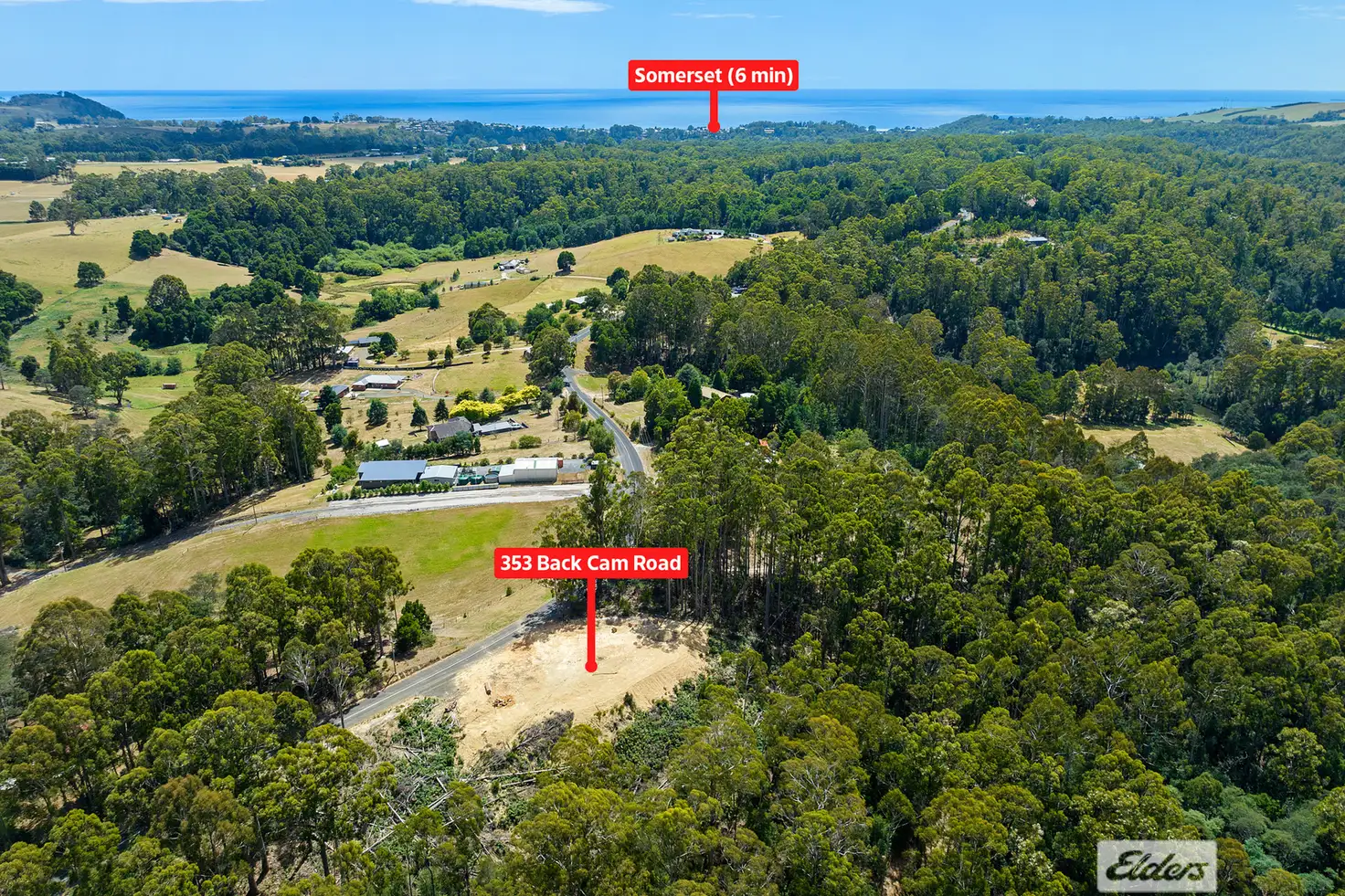 Main view of Homely land listing, 353 Back Cam Road, Somerset TAS 7322