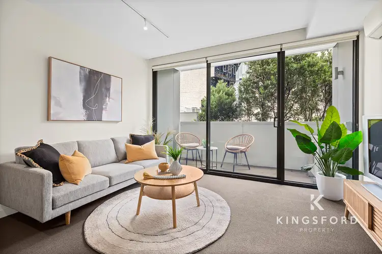 Main view of Homely apartment listing, 208/144 Clarendon Street, Southbank VIC 3006