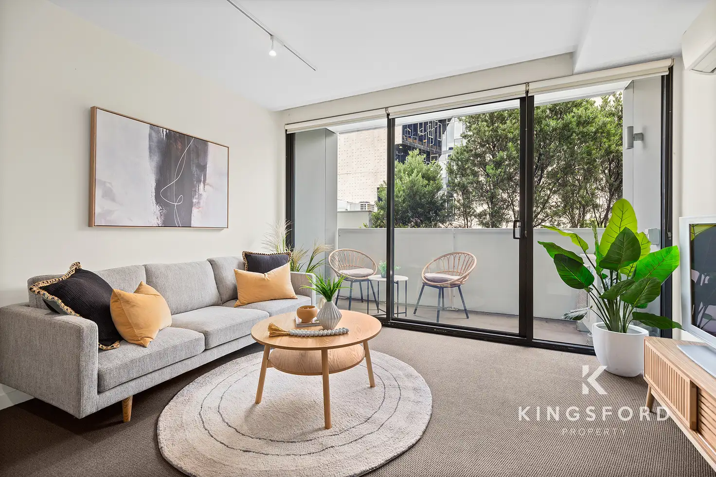 Main view of Homely apartment listing, 208/144 Clarendon Street, Southbank VIC 3006