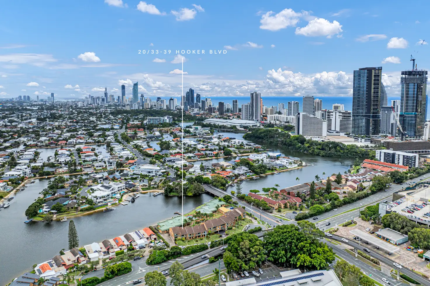 Main view of Homely townhouse listing, 20/33-39 Hooker Boulevard, Broadbeach Waters QLD 4218