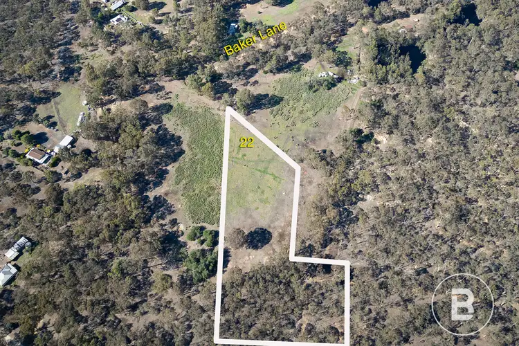 Main view of Homely land listing, 22 Baker Lane, Goldsborough VIC 3472
