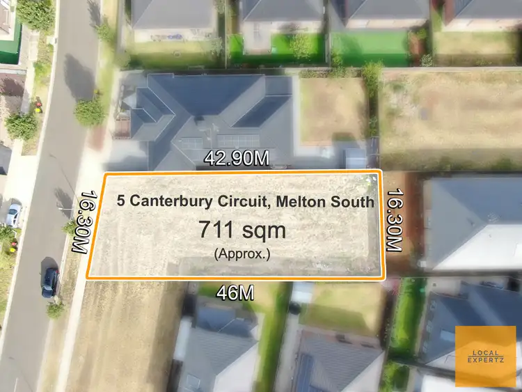 Second view of Homely land listing, 5 Canterbury Circuit, Melton South VIC 3338
