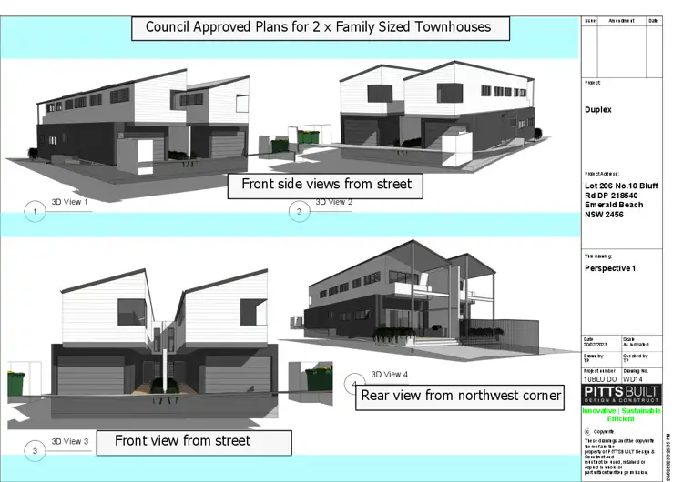 Second view of Homely land listing, 10 Bluff Road, Emerald Beach NSW 2456