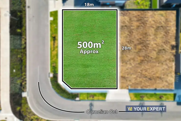 Main view of Homely land listing, 32 Carnelian Circuit, Clyde North VIC 3978