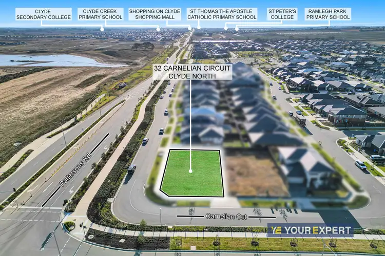 Second view of Homely land listing, 32 Carnelian Circuit, Clyde North VIC 3978