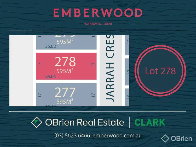 Main view of Homely land listing, 13 Jarrah Crescent, Warragul VIC 3820
