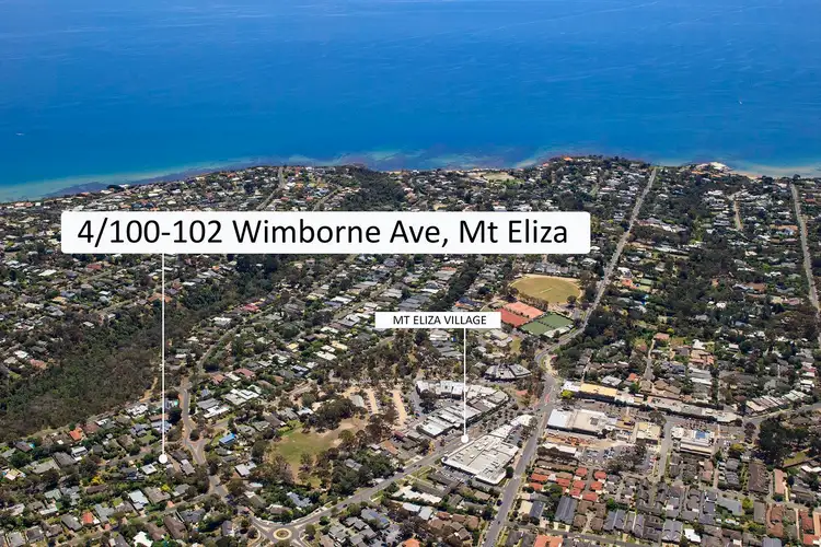 Main view of Homely house listing, 4/100 -102 Wimborne Avenue, Mount Eliza VIC 3930