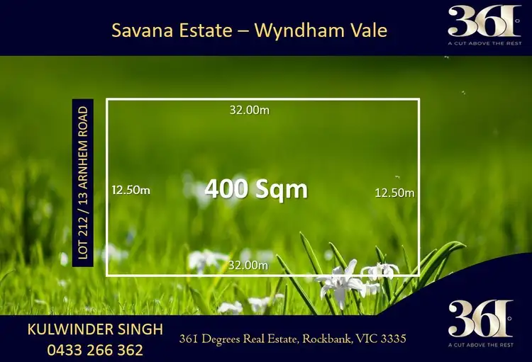 Main view of Homely land listing, 13 Arnhem Road, Wyndham Vale VIC 3024