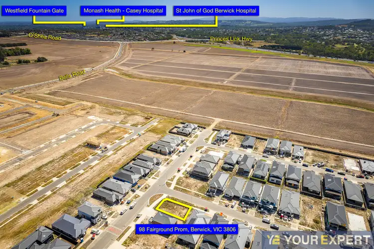 Second view of Homely land listing, 98 Fairground Promenade, Berwick VIC 3806