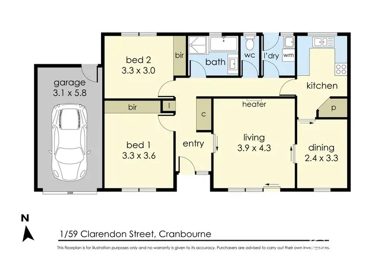 Second view of Homely unit listing, 1/59 Clarendon Street, Cranbourne VIC 3977