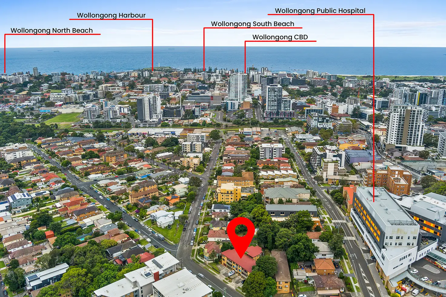 Main view of Homely apartment listing, 1/57 New Dapto Road, Wollongong NSW 2500