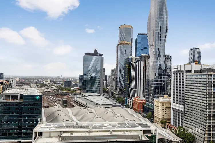 Main view of Homely apartment listing, 2401/628 Flinders Street, Docklands VIC 3008
