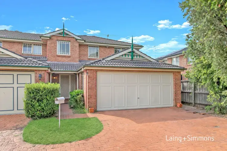 Main view of Homely semi-detached listing, 23 Teraweyna Close, Woodcroft NSW 2767