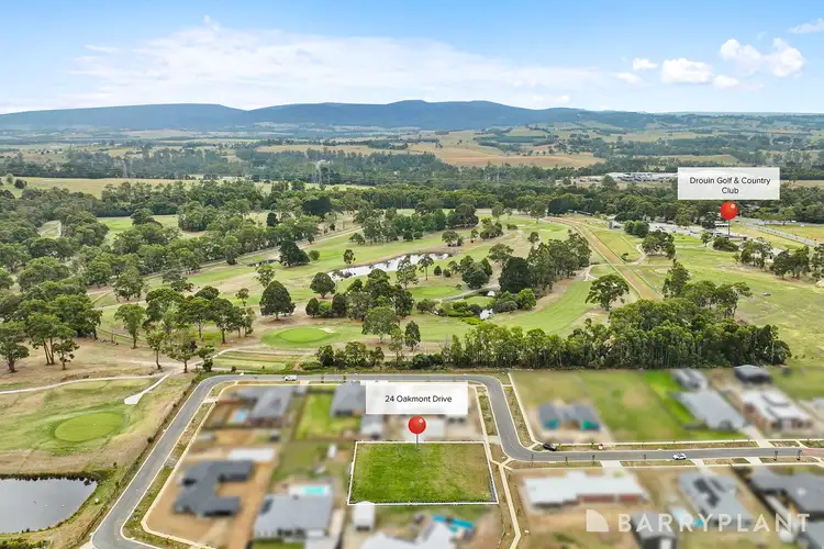 Third view of Homely land listing, 24 Oakmont Drive, Drouin VIC 3818