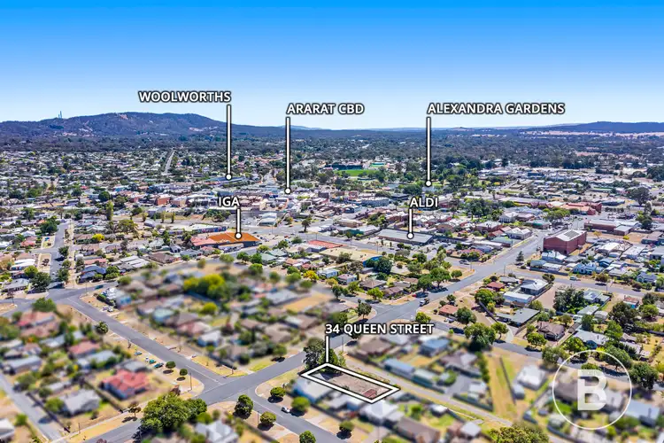 Main view of Homely land listing, 34 Queen Street, Ararat VIC 3377