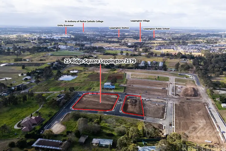 Main view of Homely land listing, LOT 9, 25 Ridge Square, Leppington NSW 2179