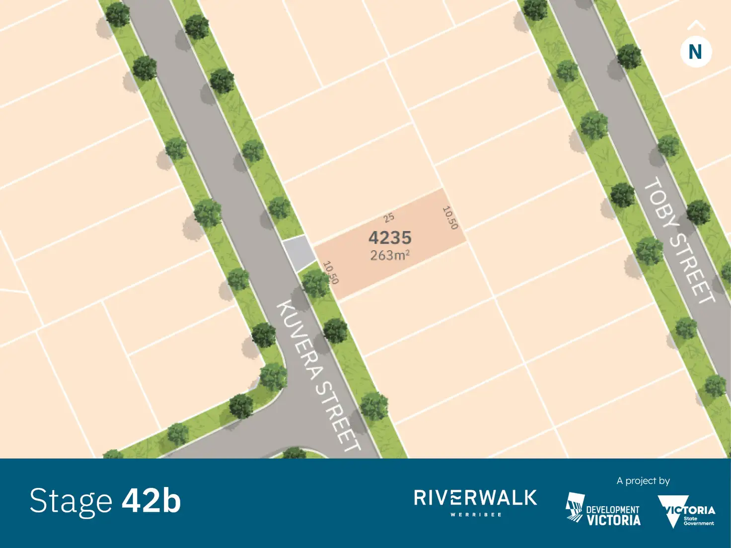 Main view of Homely land listing, LOT 4235 Kuvera Street, Werribee VIC 3030