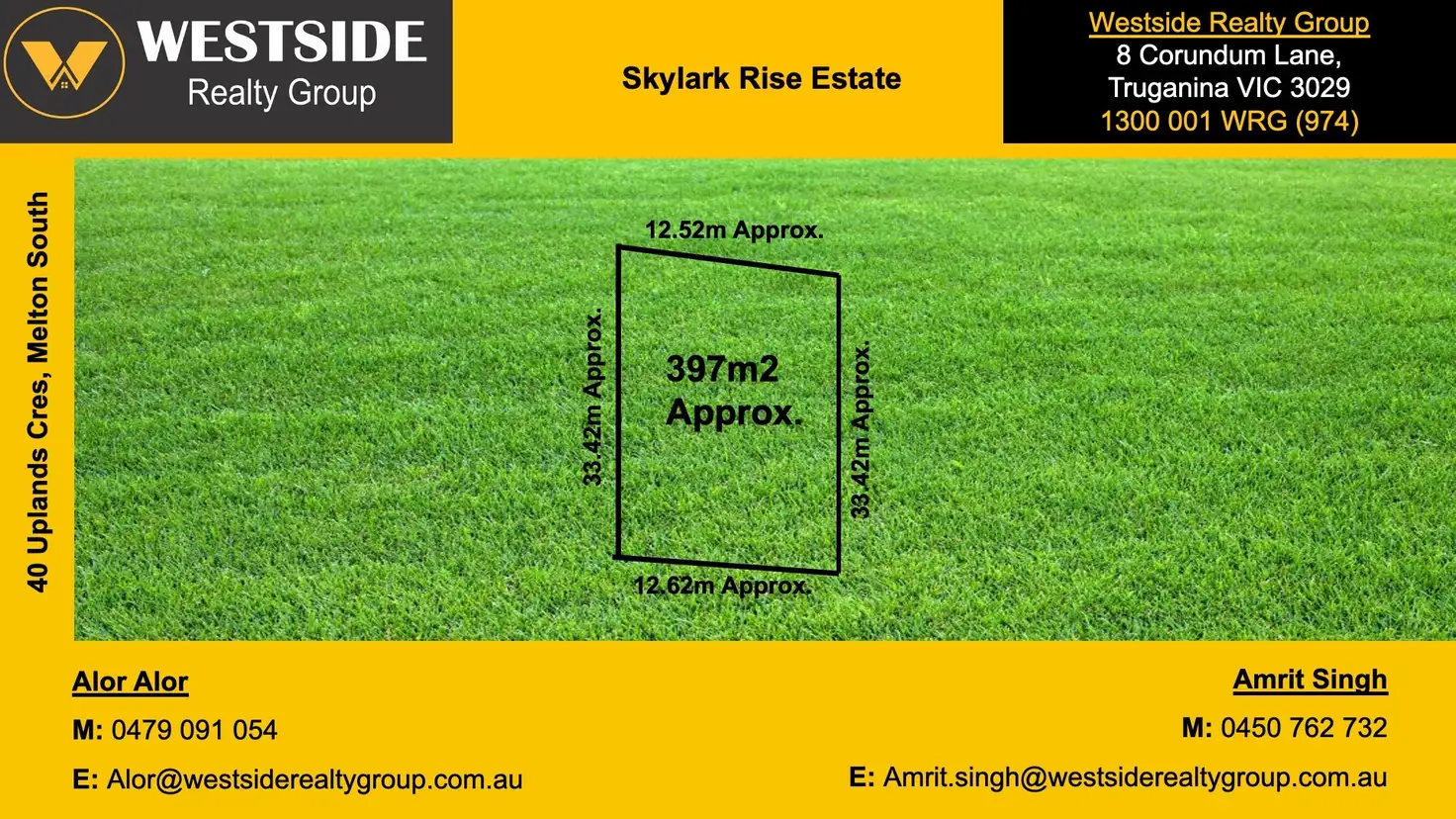 Main view of Homely land listing, 40 Uplands Crescent, Melton South VIC 3338