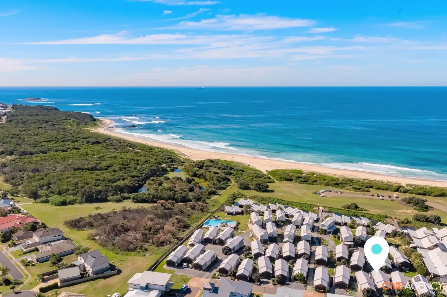 Main view of Homely villa listing, 57 Seaside Circuit, Caves Beach NSW 2281