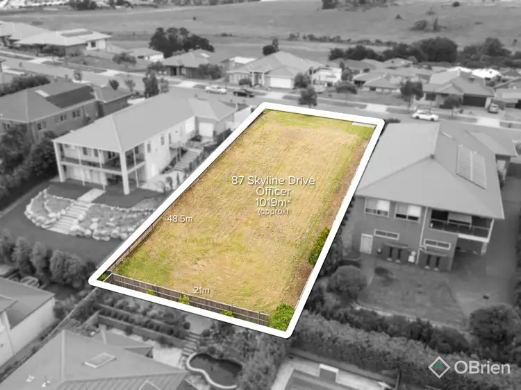Third view of Homely land listing, 87 Skyline Drive, Officer VIC 3809