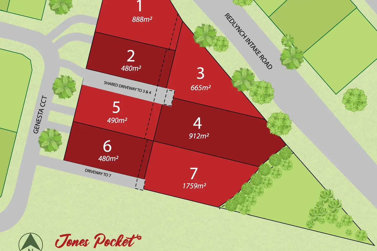 Main view of Homely land listing, LOT 7, 110-124 Redlynch Intake Road, Redlynch QLD 4870