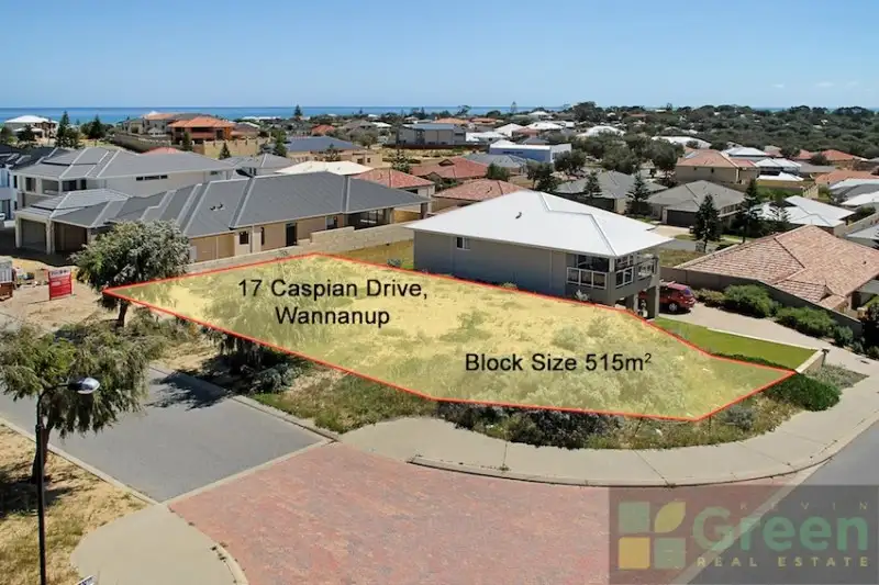 Main view of Homely land listing, 17 Caspian Drive, Wannanup WA 6210
