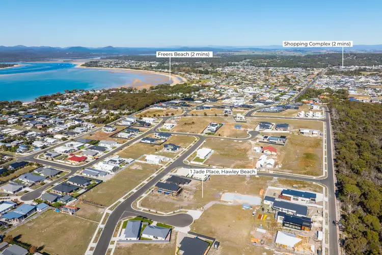 Second view of Homely land listing, 1 Jade Place, Hawley Beach TAS 7307