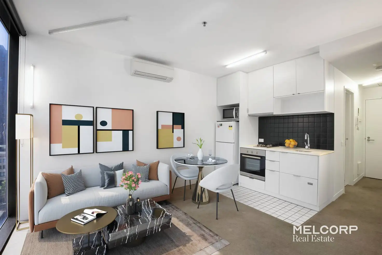 Main view of Homely apartment listing, 1605/31 A'beckett Street, Melbourne VIC 3000